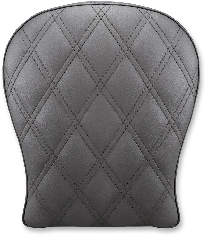 SADDLEMEN Detachable Pillion Pad - Lattice Stitched - Black