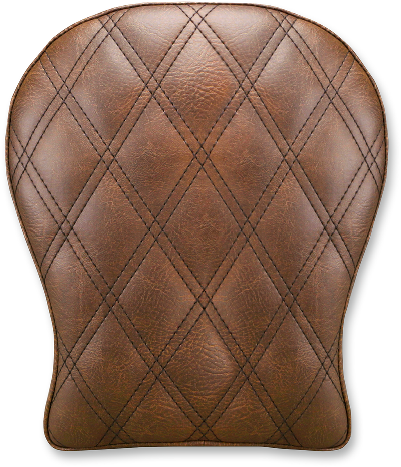 SADDLEMEN Detachable Pillion Pad - Lattice Stitched - Brown
