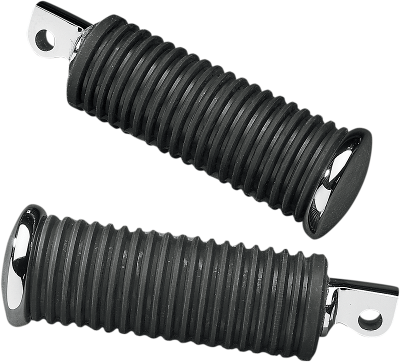 DRAG SPECIALTIES OEM Style Rubber Vibration-Absorbing Male Mount Passenger Footpegs