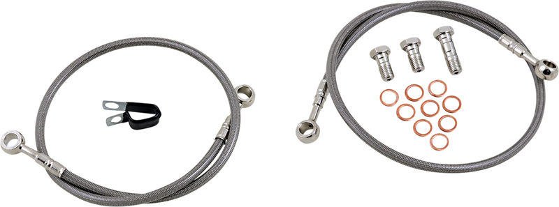 GBRAKES Brake Line - Stainless Steel FK003D373-2