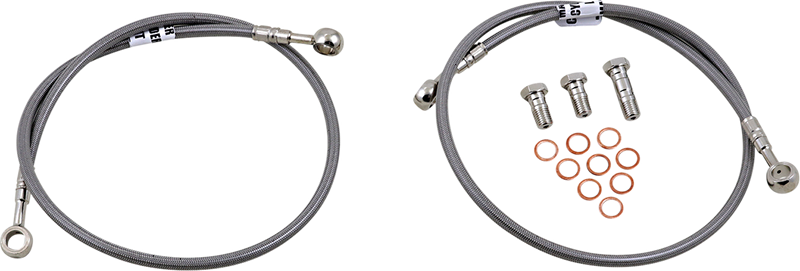 GBRAKES Brake Line - Stainless Steel FK003D385-2