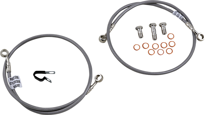 GBRAKES Brake Line - Stainless Steel FK003D704-2