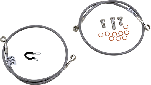 GBRAKES Brake Line - Stainless Steel FK003D704-2