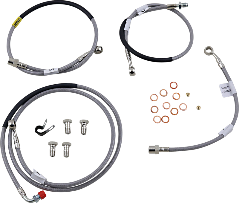 GBRAKES Brake Line - Stainless Steel FK003D786-4