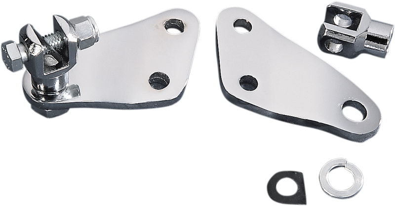 DRAG SPECIALTIES Passenger Footpeg Mount With Clevis - Chrome - FL/FX
