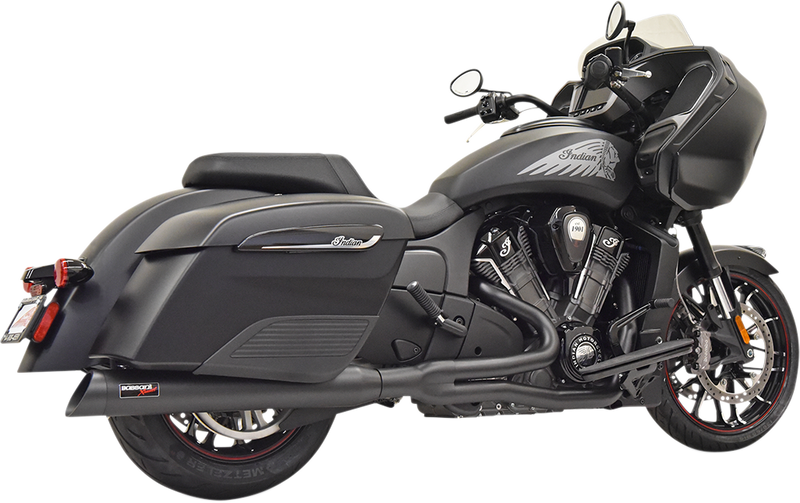 BASSANI XHAUST Road Rage 2:1 Exhaust - Black - 2020 CHALLENGER MODELS