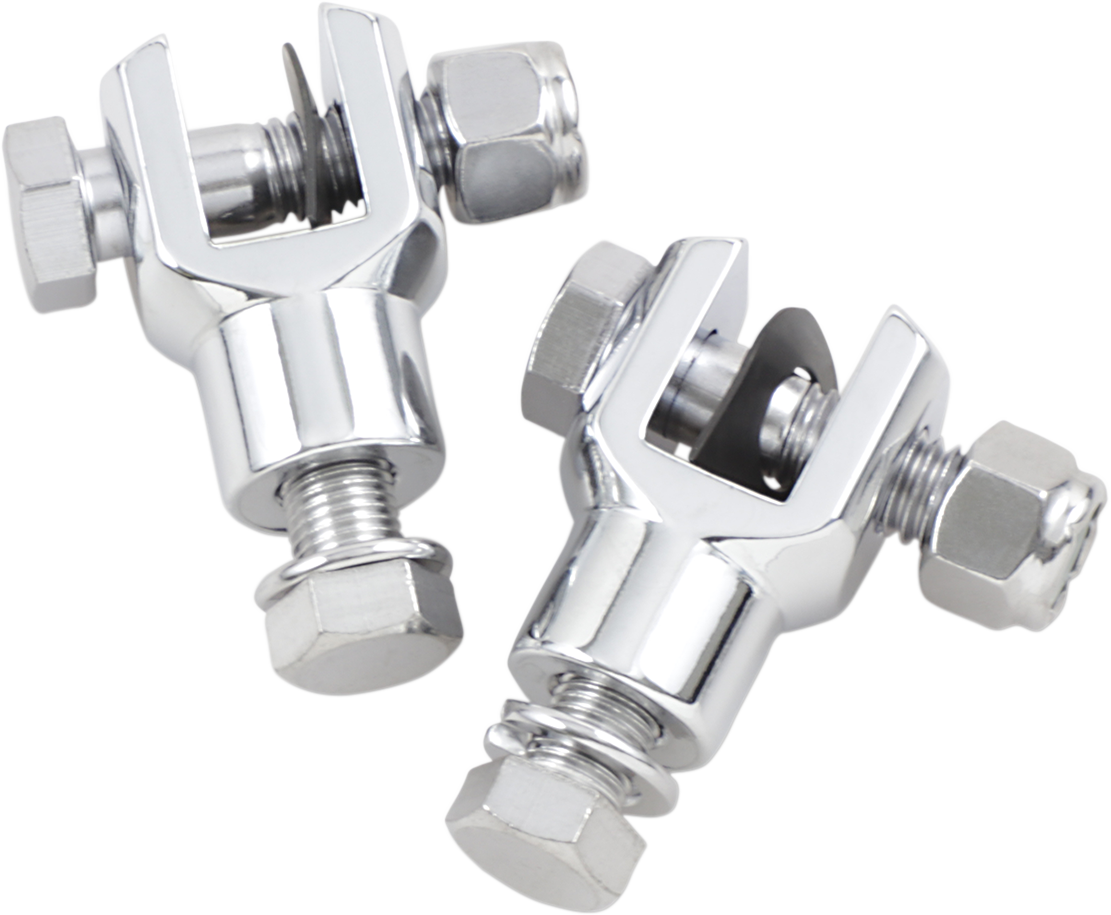 DRAG SPECIALTIES Custom Passenger Footpeg Clevis Mount - Chrome - 3/8 ...