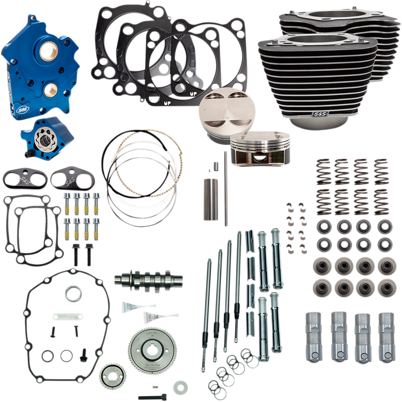 S&S CYCLE 124" Power Package Engine Performance Kit - Gear Drive