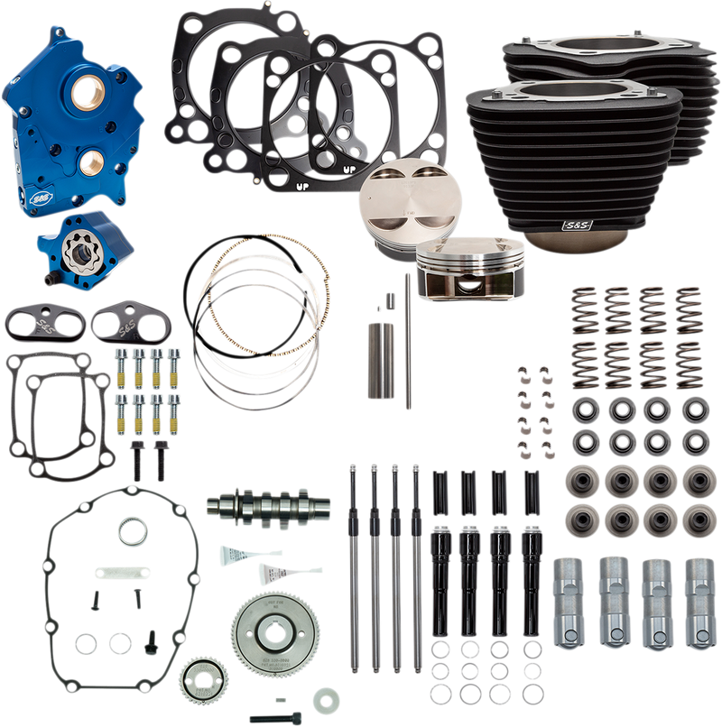 S&S CYCLE 124" Power Package Engine Performance Kit - Gear Drive