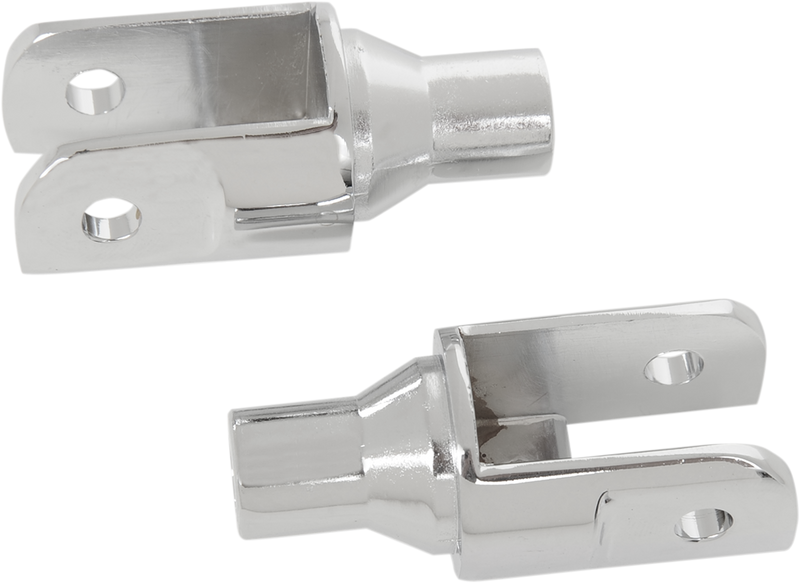 DRAG SPECIALTIES Soft-Ride Female Mount Footpeg Brackets -  Chrome