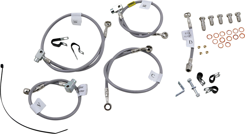 GBRAKES Brake Line - Stainless Steel FK003D954-5