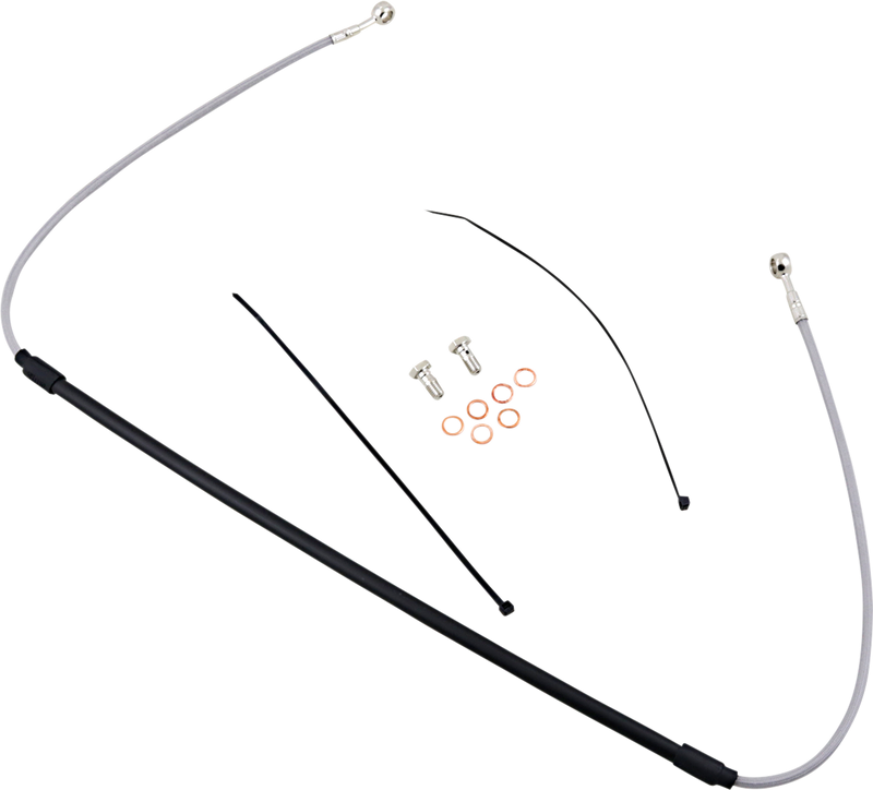 GBRAKES Brake Line Kit - Stainless Steel FK003D187CR