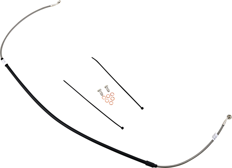 GBRAKES Brake Line Kit - Stainless Steel FK003D198CR