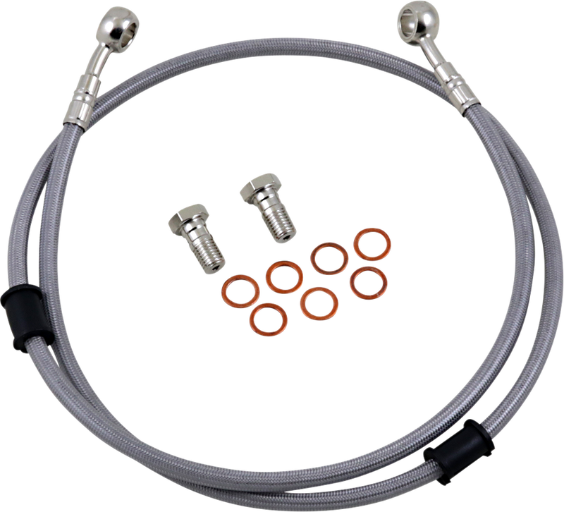 GBRAKES Brake Line Kit - Stainless Steel FK003D614-1