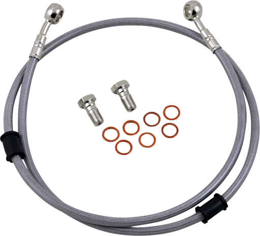 GBRAKES Brake Line Kit - Stainless Steel FK003D614-1