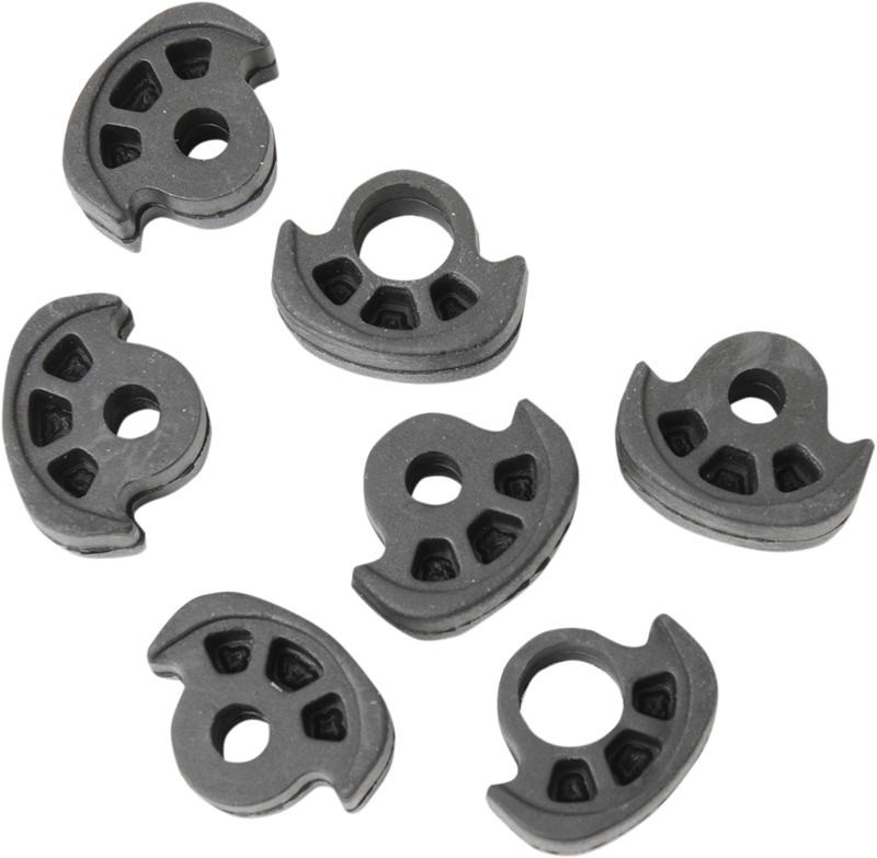 DRAG SPECIALTIES Replacement Soft-Ride Small Footpeg Rubber Insert Set - Black