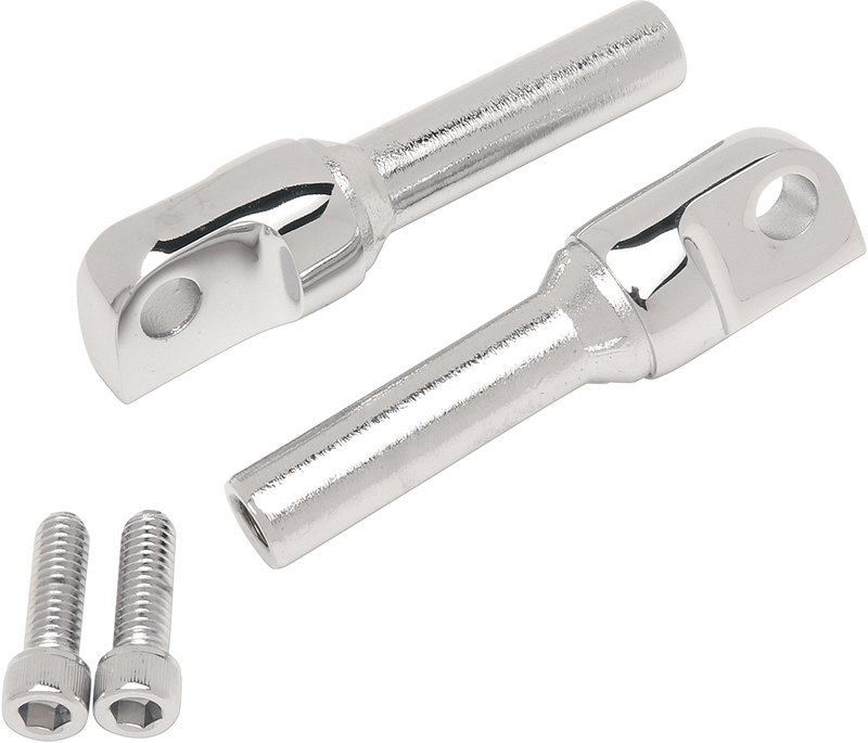 DRAG SPECIALTIES Adjustable Designer Male Mount Footpeg Mounts - Chrome