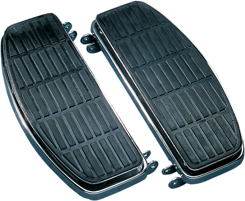 DRAG SPECIALTIES Replacement Rider Floorboards with Damper - Chrome - FL/FX