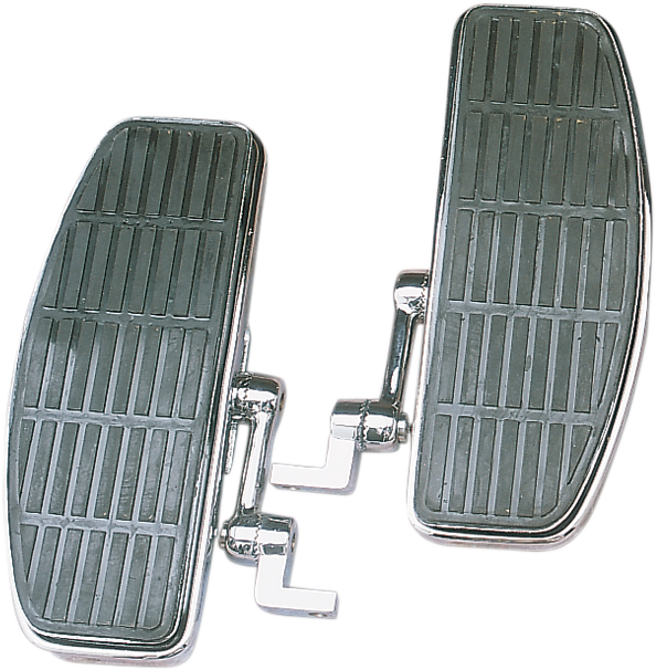 DRAG SPECIALTIES Bolt-On Adjustable Rider Floorboards With Damper - Chrome - FX