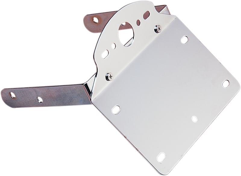 DRAG SPECIALTIES Cat Eye Taillight / License Plate Bracket - Chrome