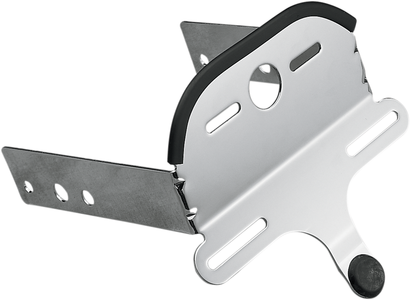DRAG SPECIALTIES Cat Eye Taillight / License Plate Bracket - Chrome