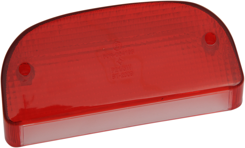 DRAG SPECIALTIES Replacement Bobbed Fender Tail Light Lens - Red