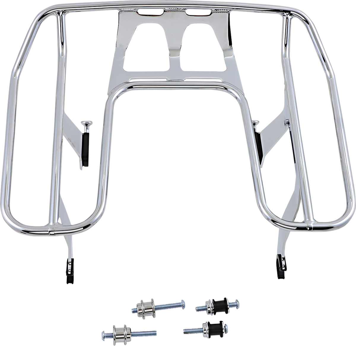 COBRA Big Ass® Detachable Wrap Around Rack - Chrome — Lifestyle Cycles