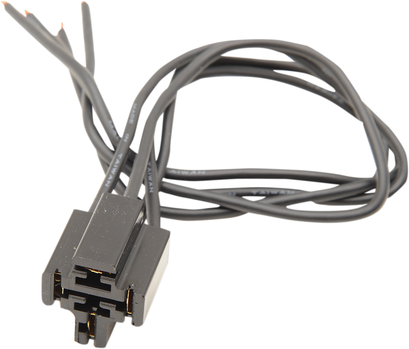 DRAG SPECIALTIES Replacement Relay Socket Assembly - 4 Black Wires