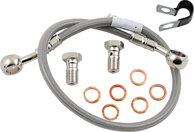 GBRAKES Brake Line - Stainless Steel FK003D242R