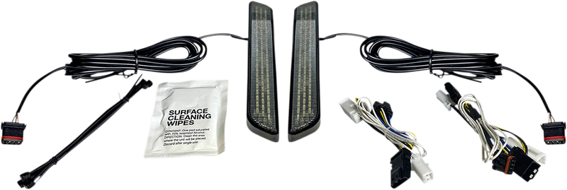 CUSTOM DYNAMICS LED Front Fork Lightz™ - Smoke - Black