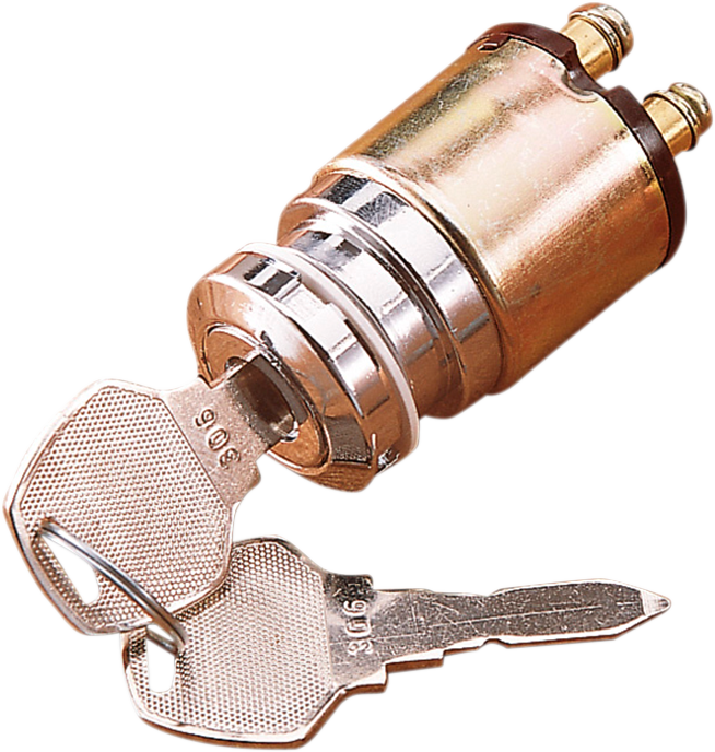 DRAG SPECIALTIES Replacement Ignition Switch Kit - Chrome