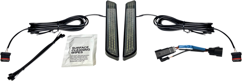 CUSTOM DYNAMICS LED Front Fork Lightz™ - Smoke - Black