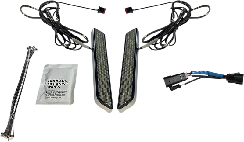 CUSTOM DYNAMICS LED Front Fork Lightz™ - Smoke - Chrome