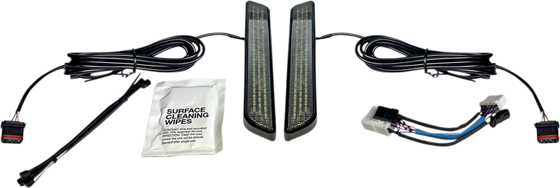 CUSTOM DYNAMICS LED Front Fork Lightz™ - Smoke - Black