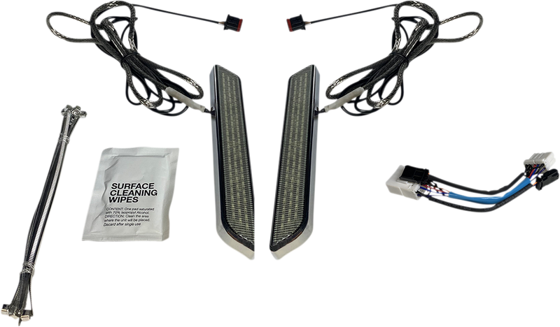 CUSTOM DYNAMICS LED Front Fork Lightz™ - Smoke - Chrome