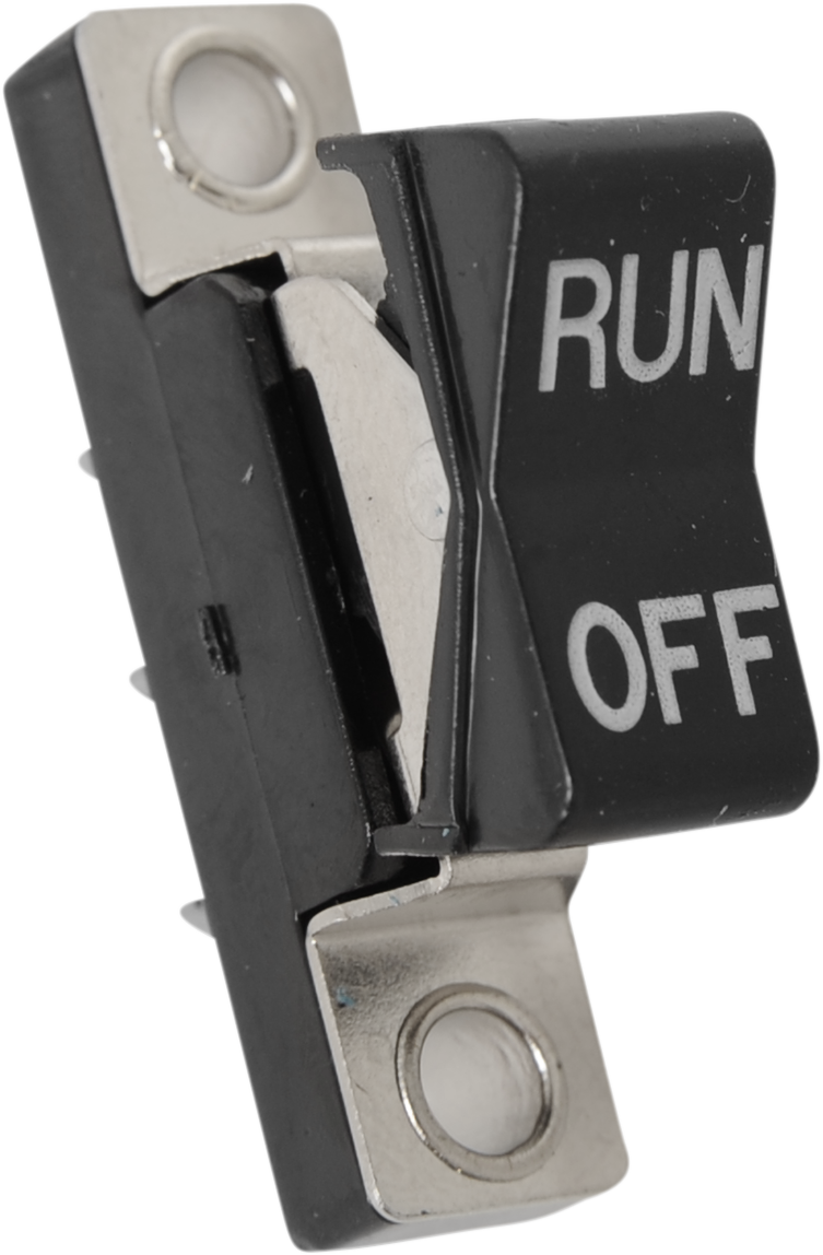 DRAG SPECIALTIES Replacement Run/Off Rocker Switch - Black '72-'81