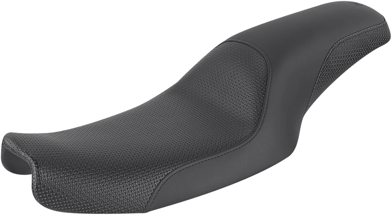 SADDLEMEN Profiler™ Basket-weave Seat - Black - Dyna '91-'95