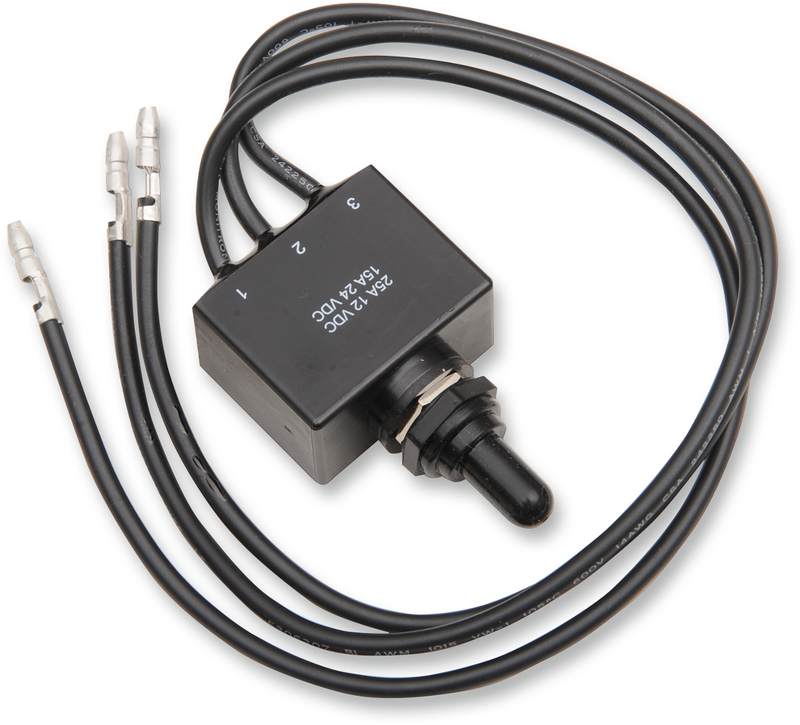 DRAG SPECIALTIES Universal Waterproof Toggle Switch - Black