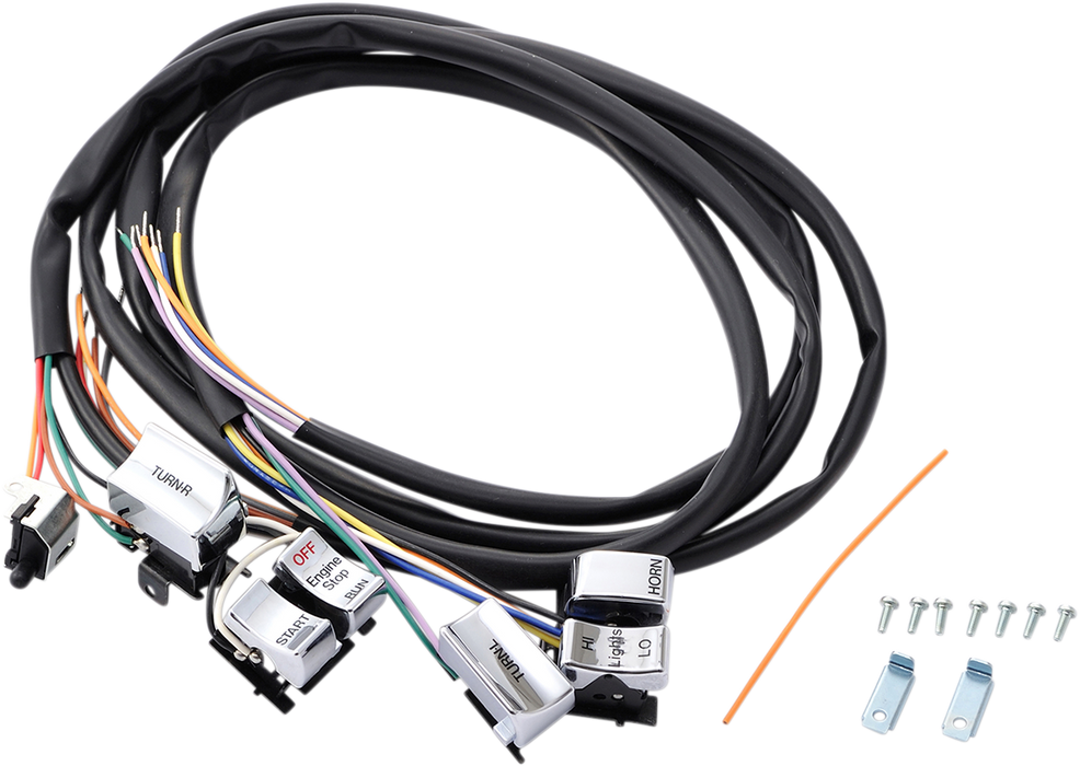 DRAG SPECIALTIES Replacement Handlebar Switch Kit - Chrome