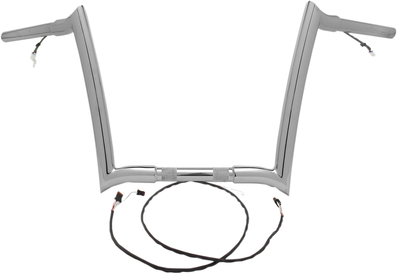 PAUL YAFFE BAGGER NATION Handlebar - OEM - Pre-Wired - 10" - Chrome H00912-W
