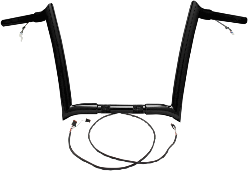 PAUL YAFFE BAGGER NATION Handlebar - OEM - Pre-Wired - 10" - Black H00913-W