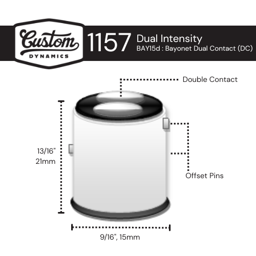 CUSTOM DYNAMICS Complete LED Front & Rear Turn Signal Conversion Kit with Bullet Bezel Lenses - Chrome
