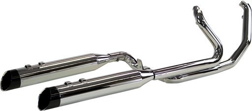 KHROME WERKS 2-Into-2 Two-Step Crossover Header System - Chrome - FL 200435