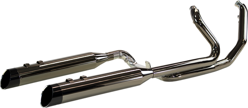 KHROME WERKS 2-into-2 Dominator Exhaust System with 4-1/2" Mufflers - Eclipse® - FL 201445