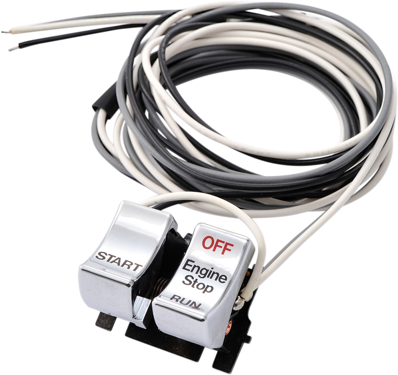 DRAG SPECIALTIES Replacement Right-Side Start/Stop Handlebar Switch Kit - Chrome
