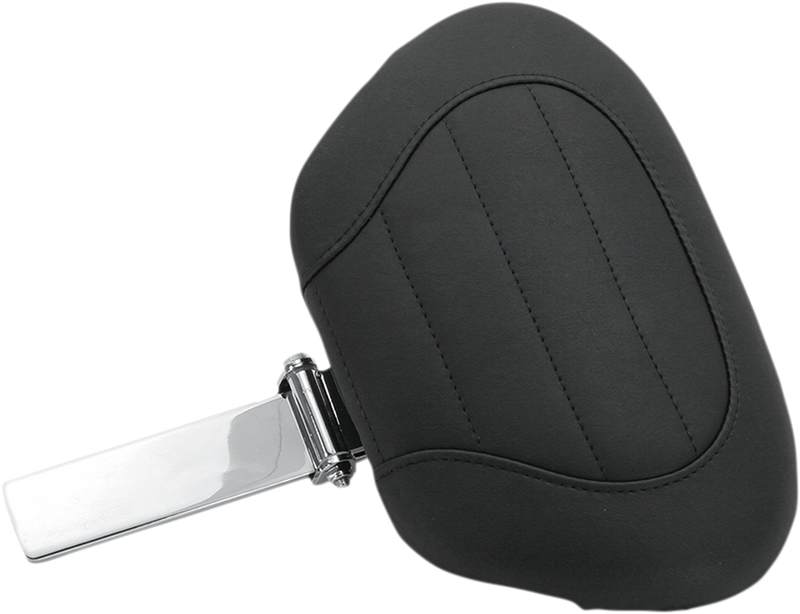 MUSTANG Deluxe Removable Driver Backrest - Tuck and Roll - Black