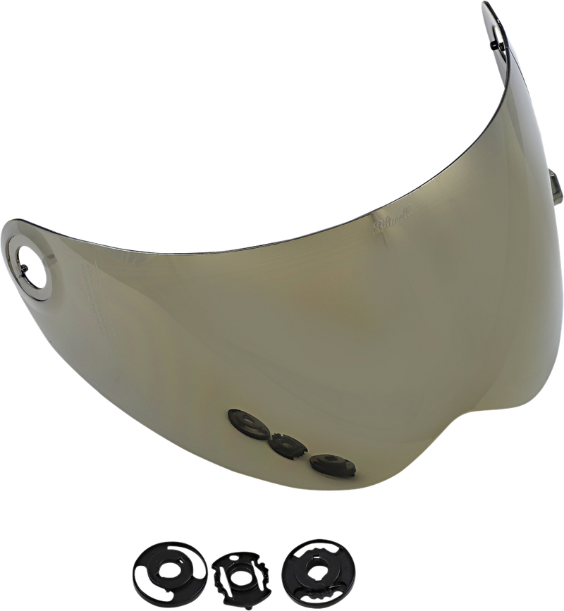 BILTWELL Lane Splitter Gen 2 Shield - Gold Mirror