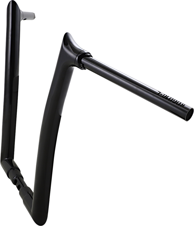 FAT BAGGERS INC. 1-1/2" EZ Install Pointed Top Handlebar - 16" - Black 806016-B
