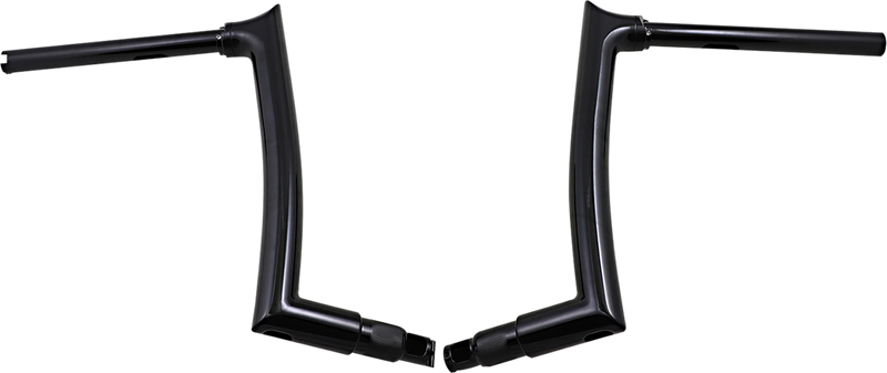 FAT BAGGERS INC. 1-1/2" EZ Install Pointed Top Handlebar - 12" - Black 806012-B