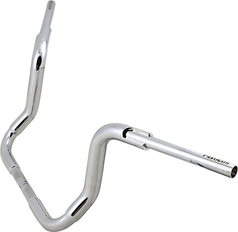 FAT BAGGERS INC. 1-1/2" EZ Install Rounded Top Handlebar - 12" - Chrome 803012